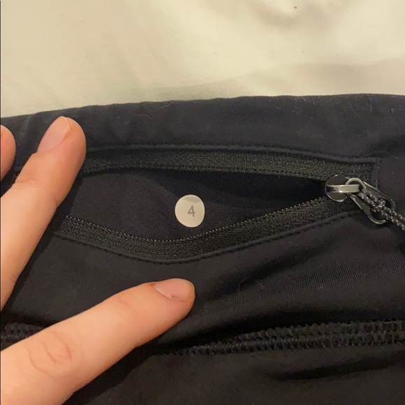 Black Lululemon shorts, Size 4 - Picture 5 of 5